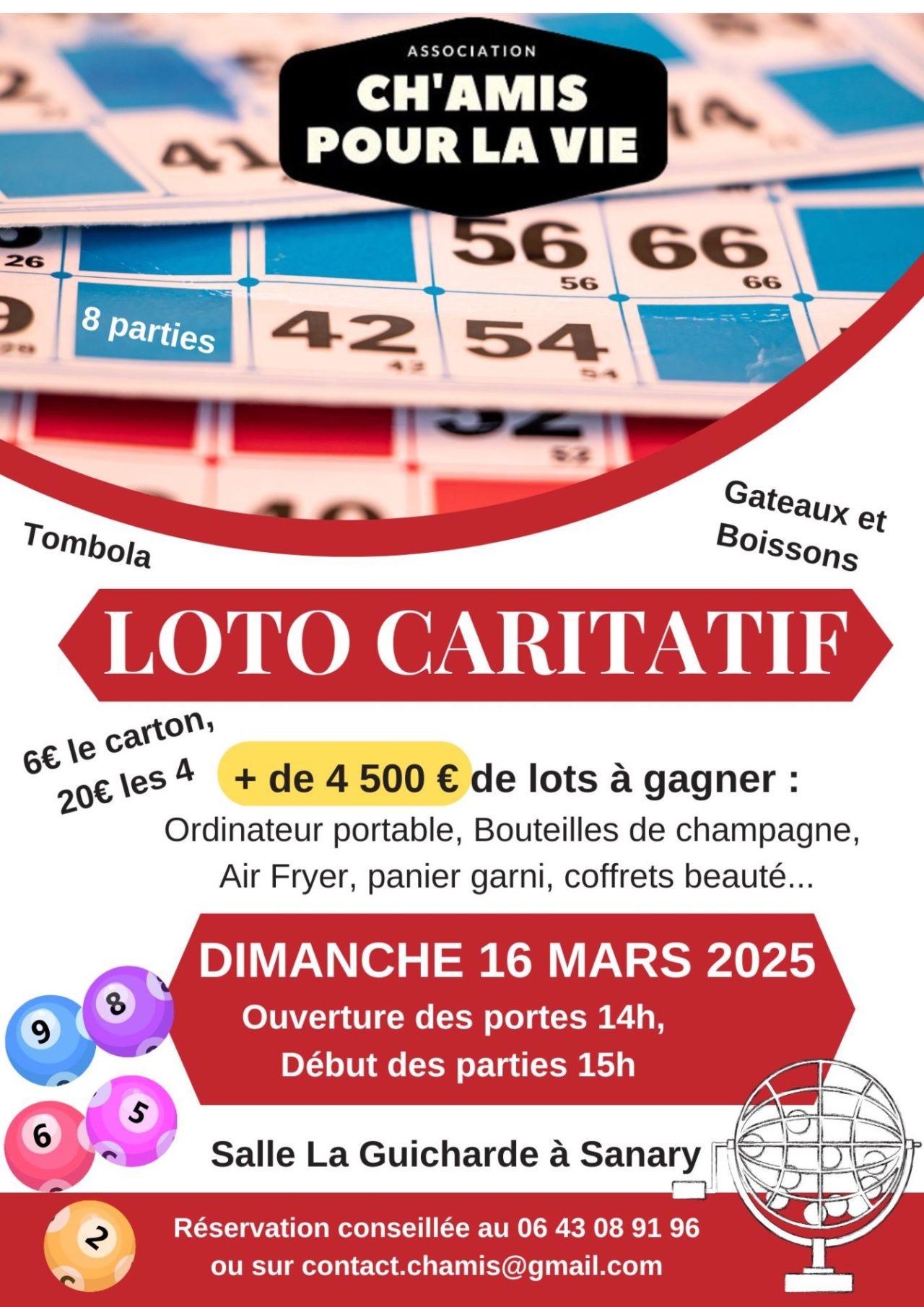 Loto Caritatif - Association Chamis pour la vie